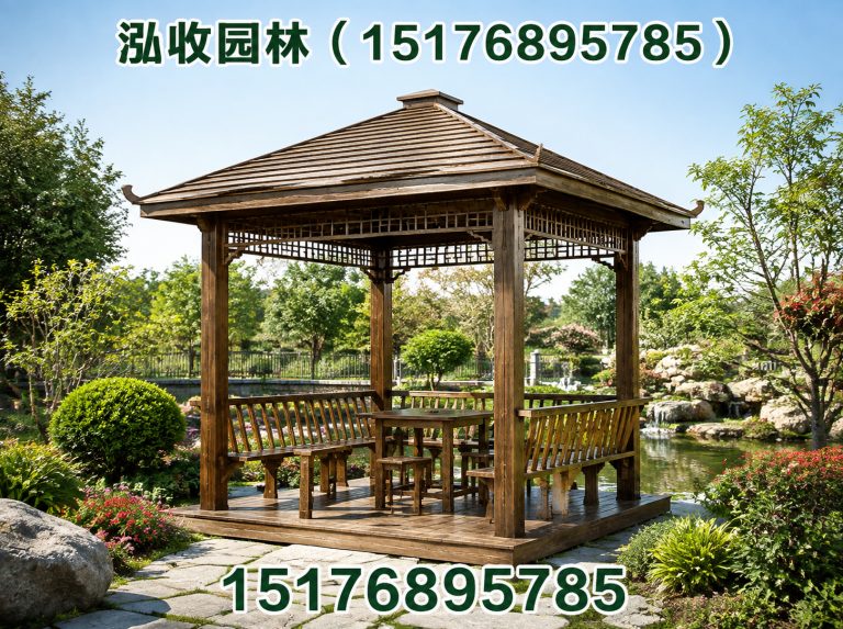 宁波京津冀防腐木工程展示图